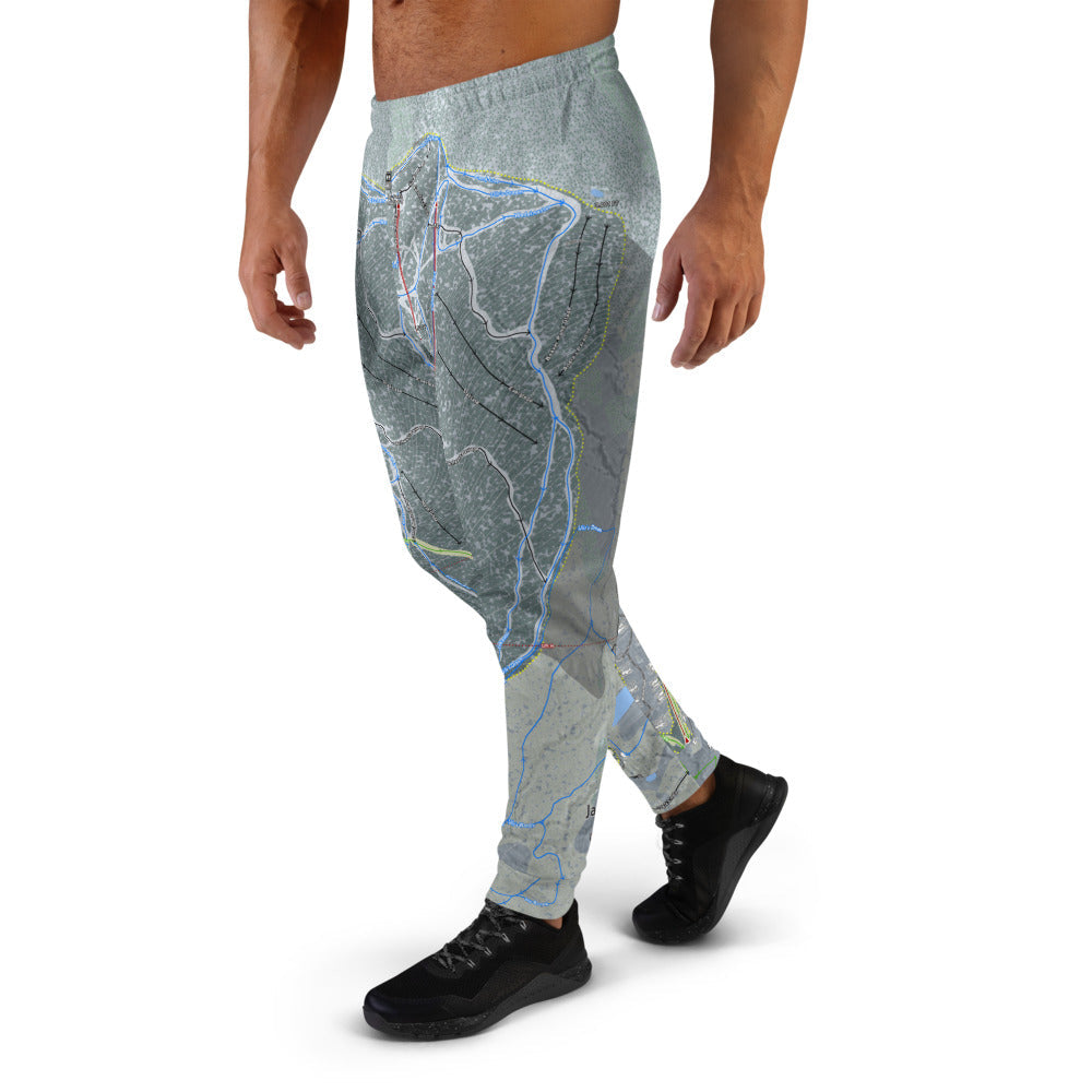 Jay Peak, Vermont Ski Trail Map Men's Mid-Layer - Powderaddicts