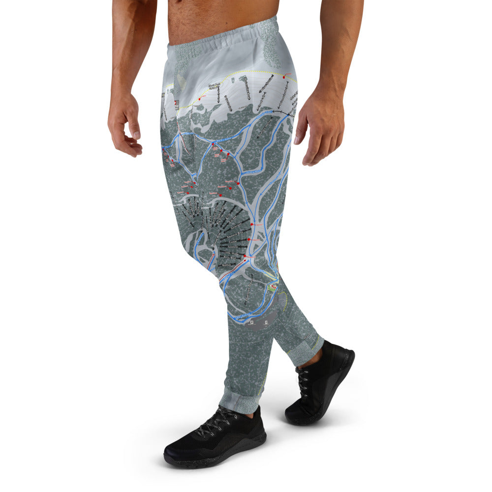 Wolf Creek, Colorado Ski Trail Map Men&#39;s Mid-Layer - Powderaddicts