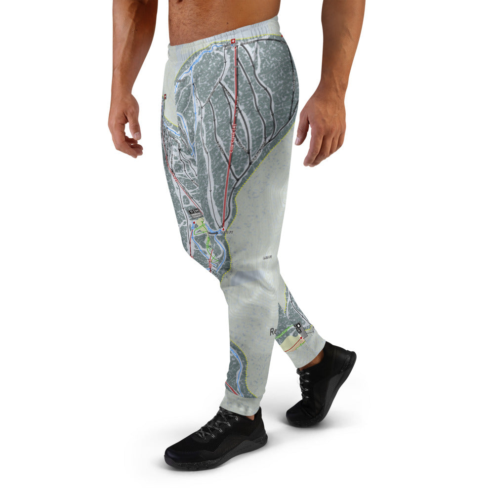 Red Lodge, Montana Ski Trail Map Men's Mid-Layer - Powderaddicts