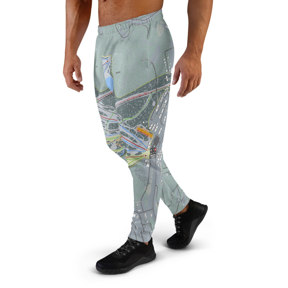 Brian Head, Utah Ski Trail Map Men's Mid-Layer - Powderaddicts