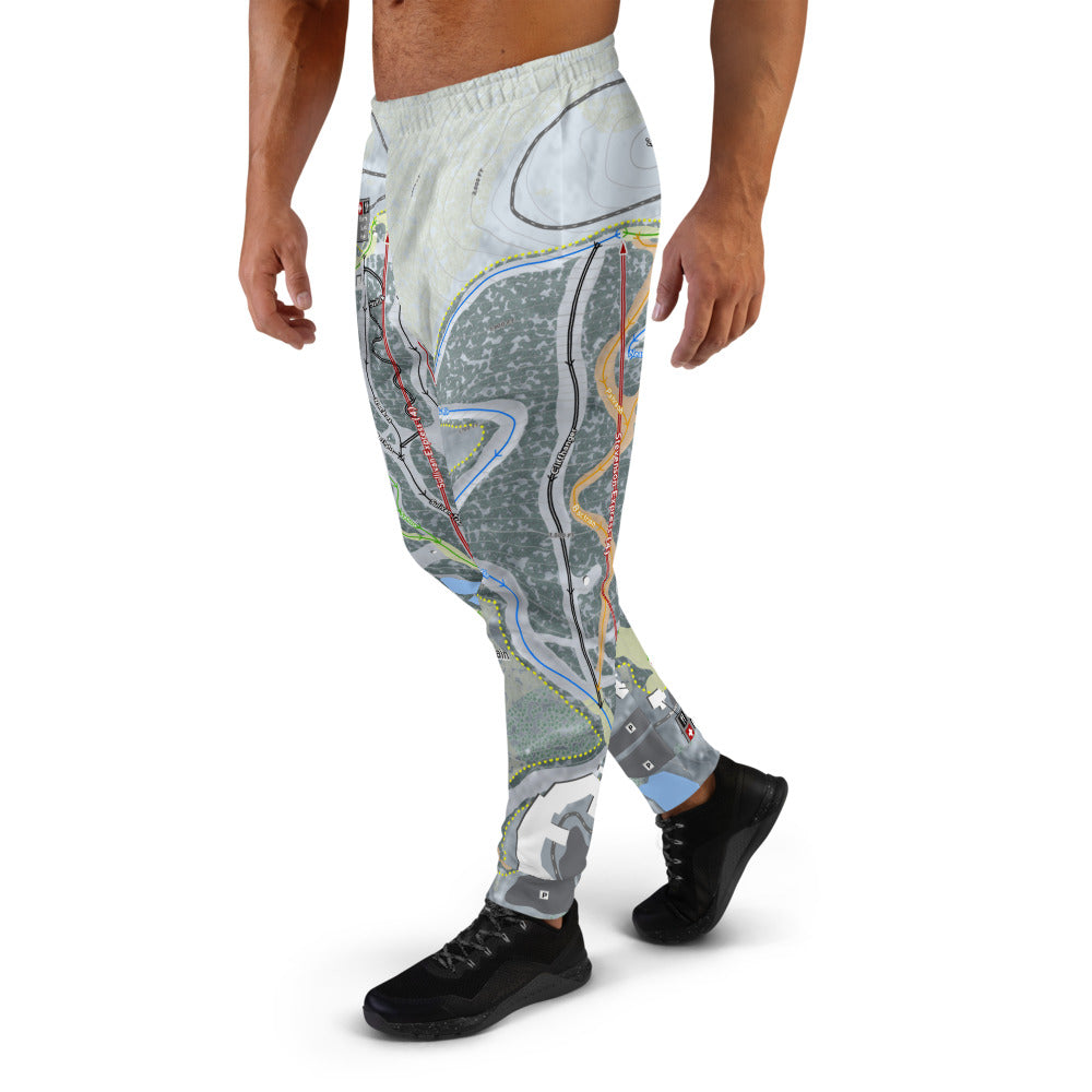 Camelback Mountain, Pennsylvania Ski Trail Map Men's Mid-Layer - Powderaddicts