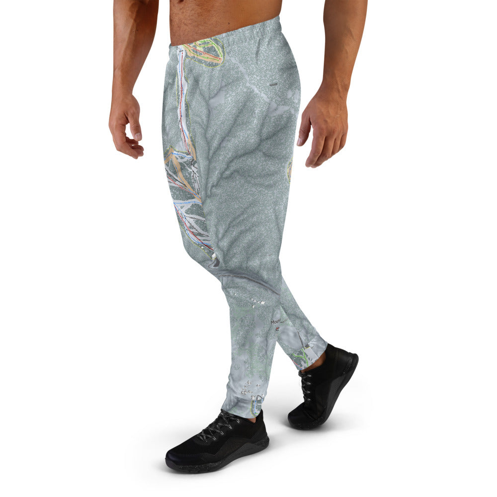 Mountain High, California Ski Trail Map Men's Mid-Layer - Powderaddicts
