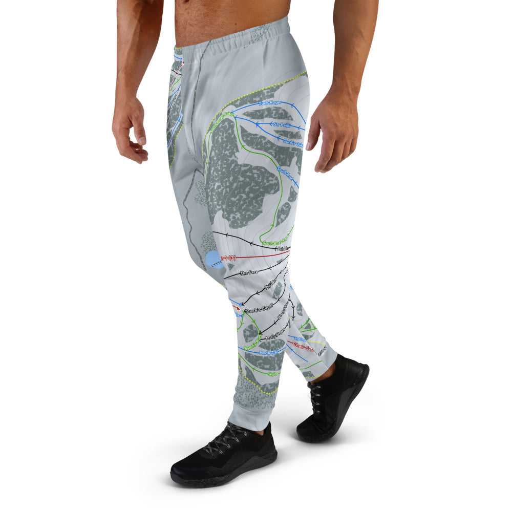 Donner Ski Ranch, California Ski Trail Map Men's Mid-Layer - Powderaddicts