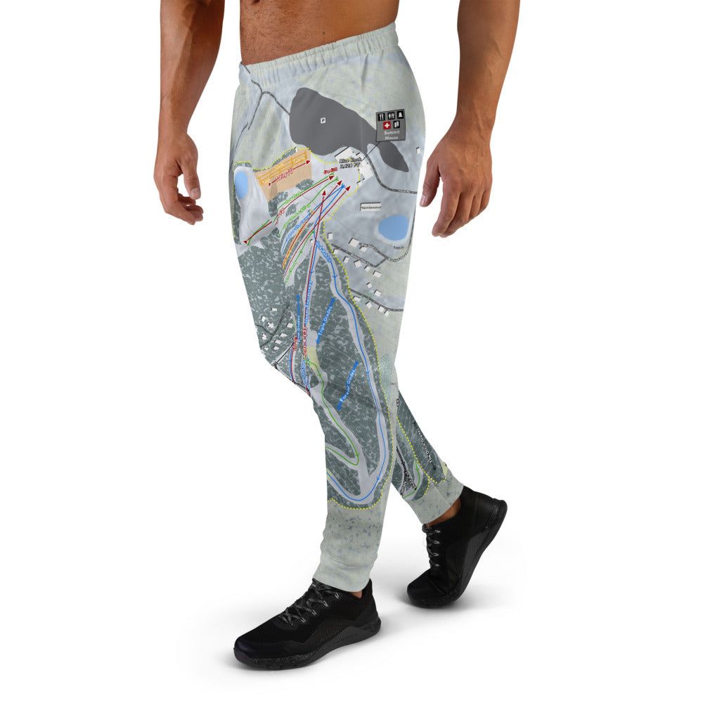 Blue Knob, Pennsylvania Ski Trail Map Men's Mid-Layer - Powderaddicts