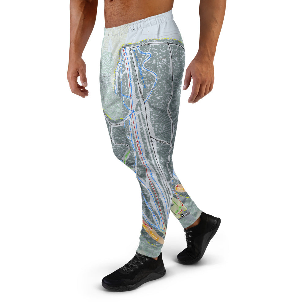 Bigrock Mountain, Maine Ski Trail Map Men's Mid-Layer - Powderaddicts