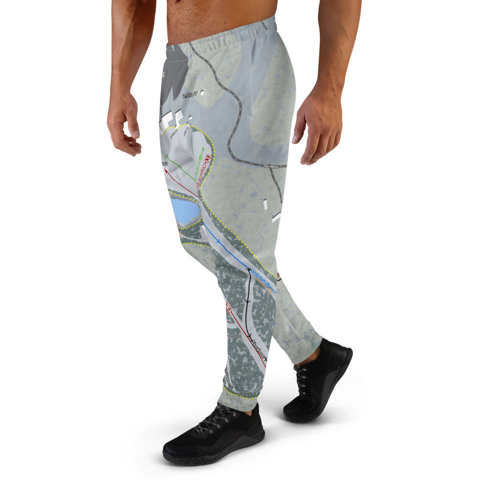 Mystic Mountain Nemacolin, Pennsylvania Ski Trail Map Men's Mid-Layer - Powderaddicts
