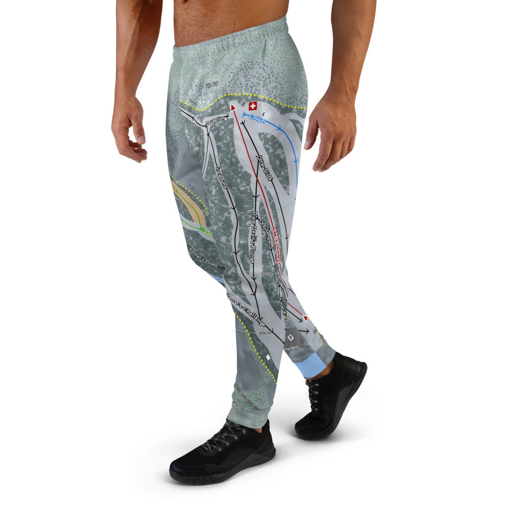 Titcomb Mountain, Maine Ski Trail Map Men's Mid-Layer - Powderaddicts