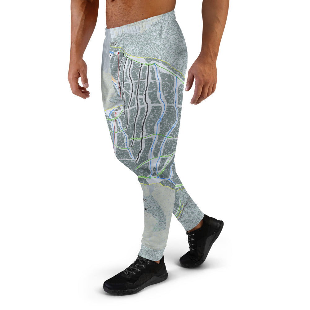 Pajarito, New Mexico Ski Trail Map Men's Mid-Layer - Powderaddicts