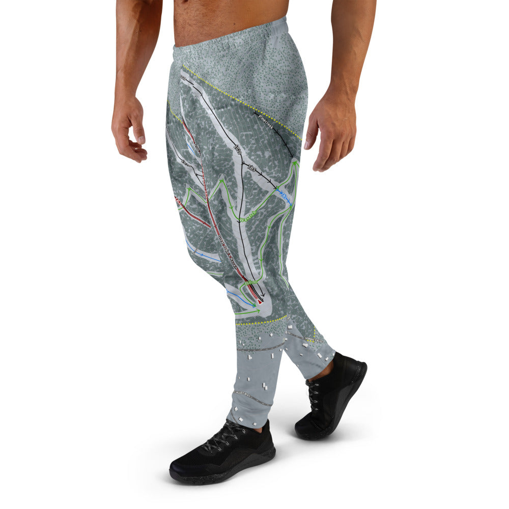 Nordic Valley, Utah Ski Trail Map Men's Mid-Layer - Powderaddicts