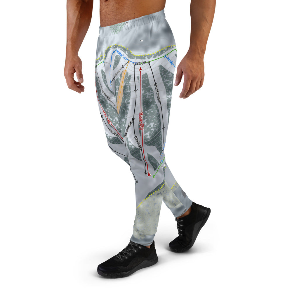 Mount Ski Gull, Minnesota Ski Trail Map Men's Mid-Layer - Powderaddicts