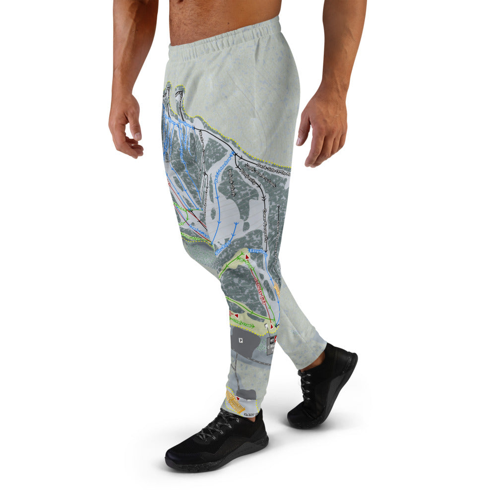 Canaan Valley, West Virginia Ski Trail Map Men's Mid-Layer - Powderaddicts