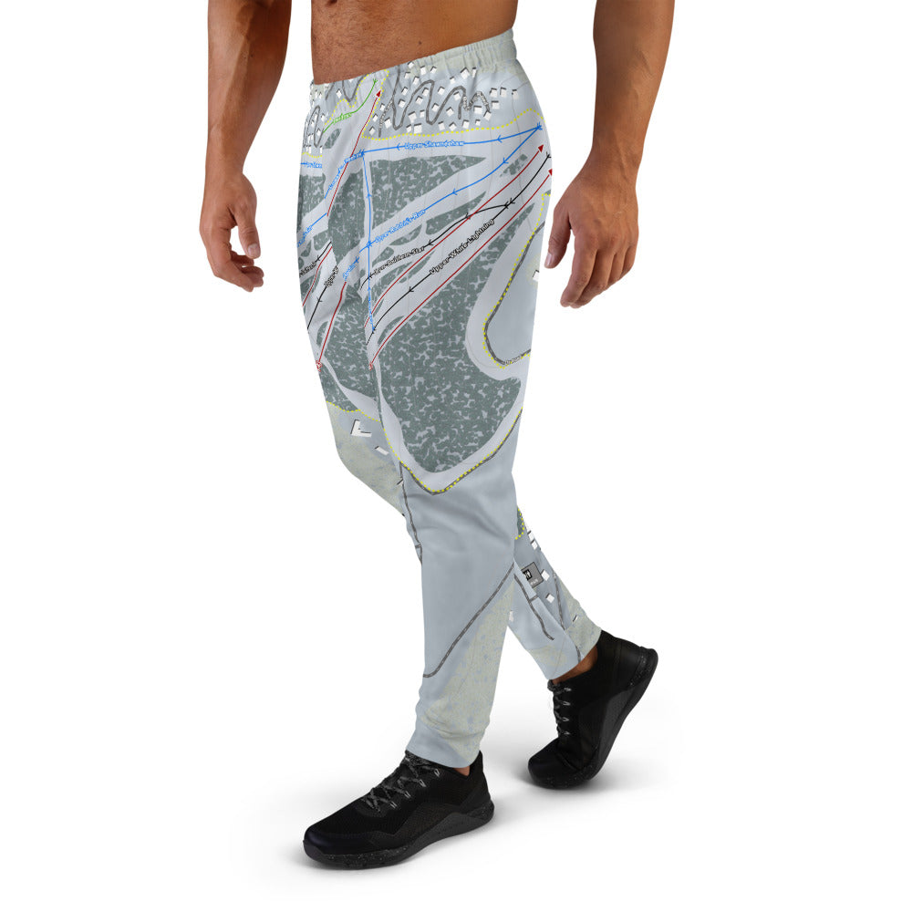 Beech Mountain, North Carolina Ski Trail Map Men's Mid-Layer - Powderaddicts