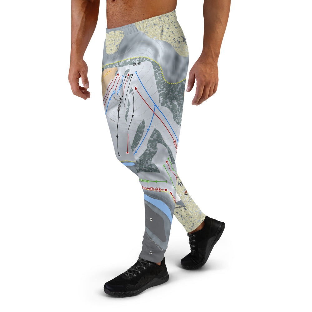 Brandywine, Ohio Ski Trail Map Men's Mid-Layer - Powderaddicts