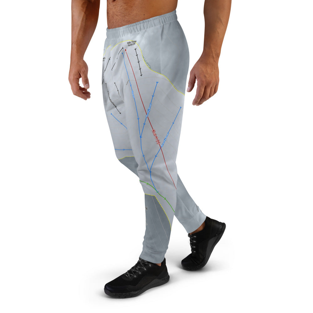 Arctic Valley, Alaska Ski Trail Map Men's Mid-Layer - Powderaddicts