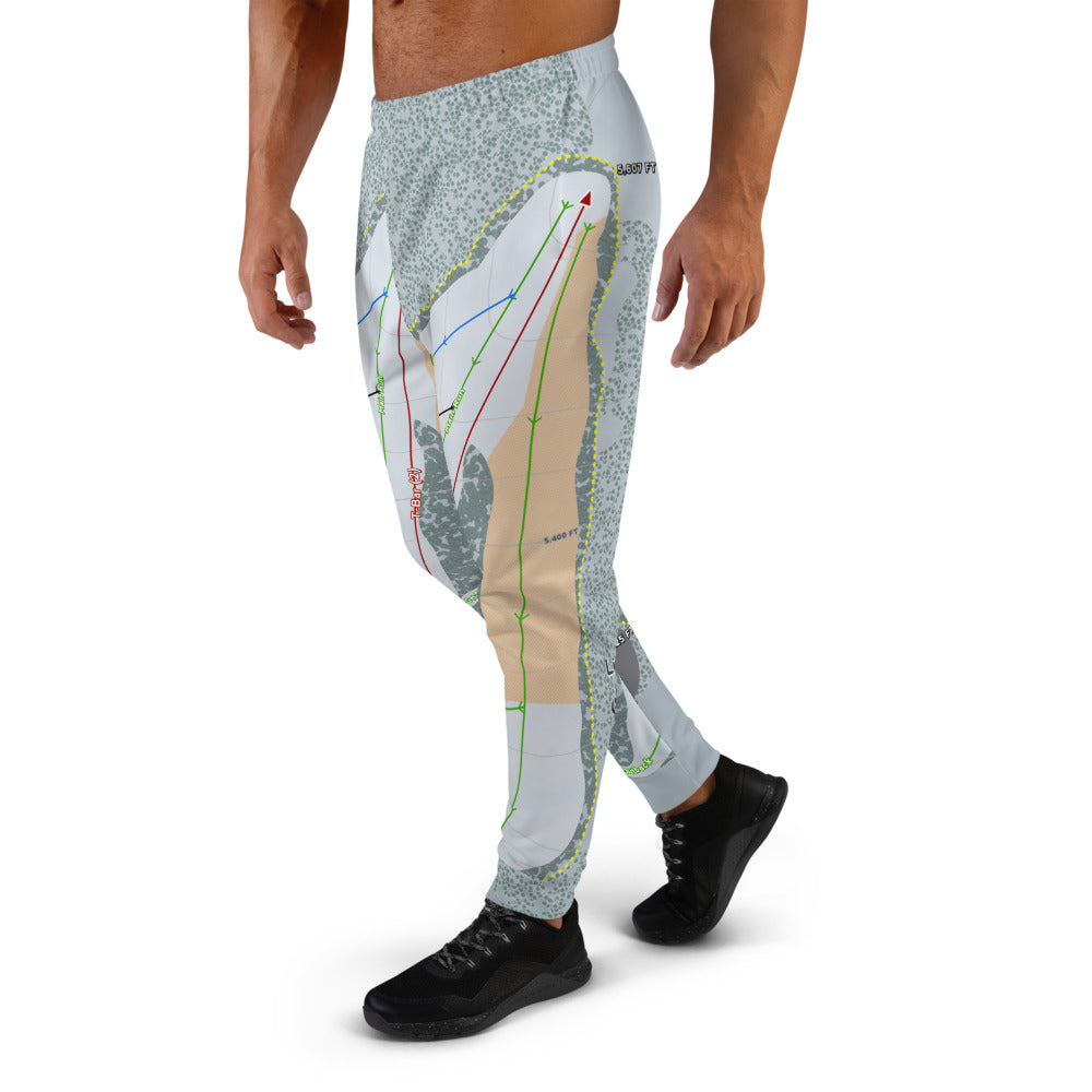 Little Ski Hill, Idaho Ski Trail Map Men's Mid-Layer - Powderaddicts