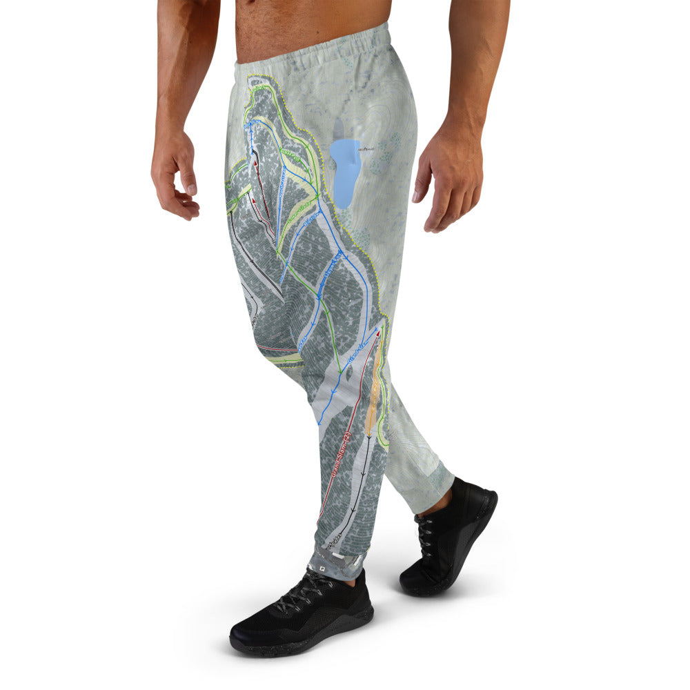 Jiminy Peak, Massachusetts Ski Trail Map Men's Mid-Layer - Powderaddicts