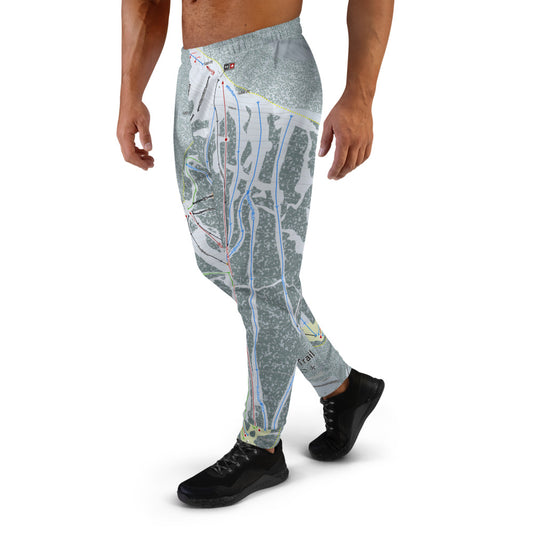 Lost Trail, Wyoming Ski Trail Map Men's Mid-Layer - Powderaddicts