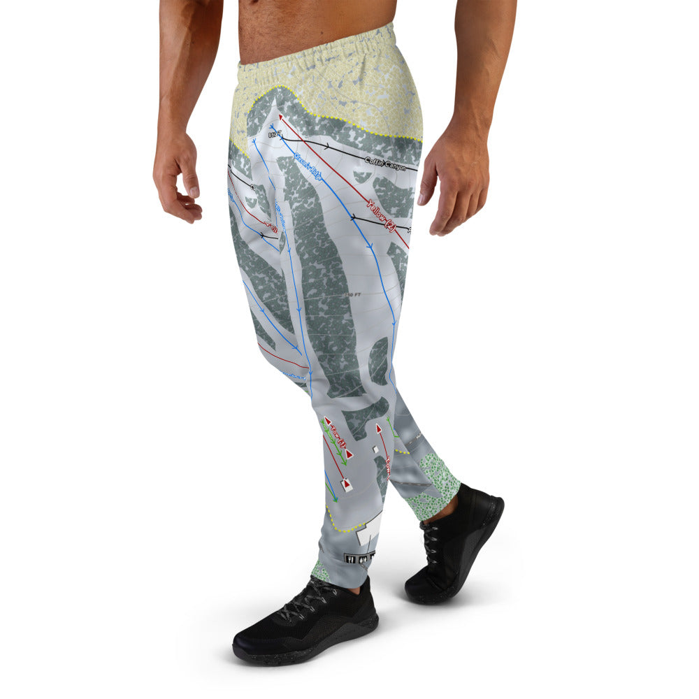 Mt Holiday, Michigan Ski Trail Map Men's Mid-Layer - Powderaddicts
