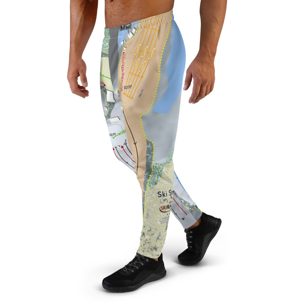 Ski Snowstar, Illinois Ski Trail Map Men's Mid-Layer - Powderaddicts