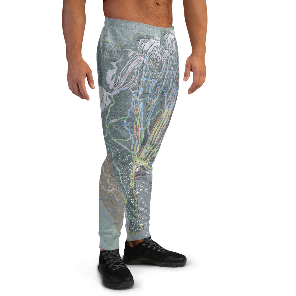 Sugarloaf, Maine Ski Trail Map Men's Mid-Layer - Powderaddicts