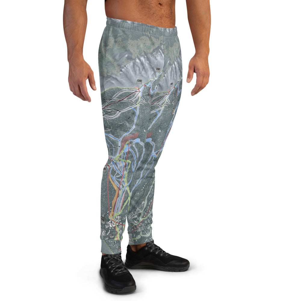 Telluride, Colorado Ski Trail Map Men's Mid-Layer - Powderaddicts