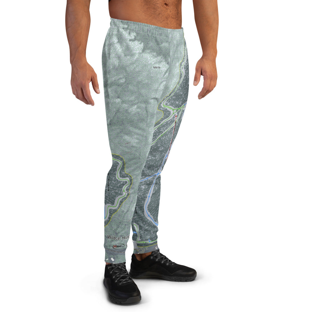 Wildcat Mountain, New Hampshire Ski Trail Map Men's Mid-Layer - Powderaddicts