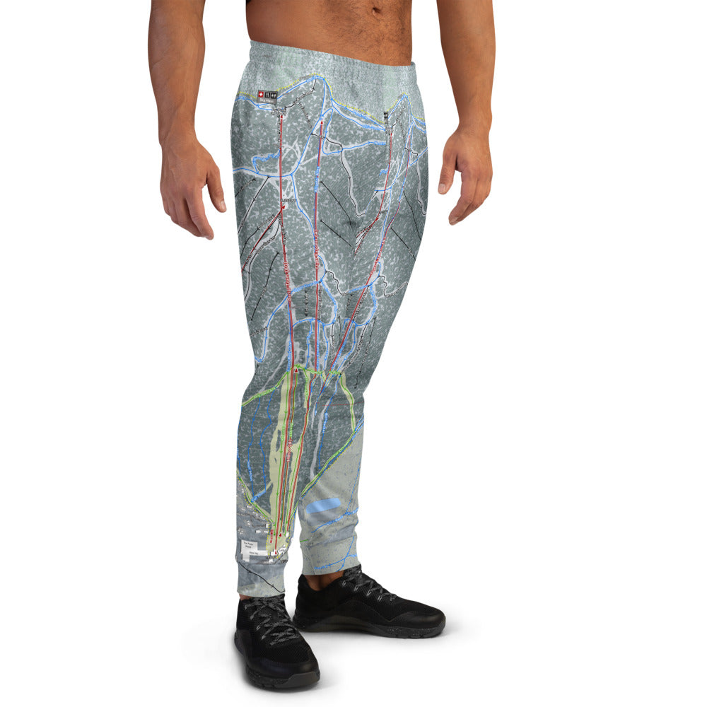 Jay Peak, Vermont Ski Trail Map Men's Mid-Layer - Powderaddicts