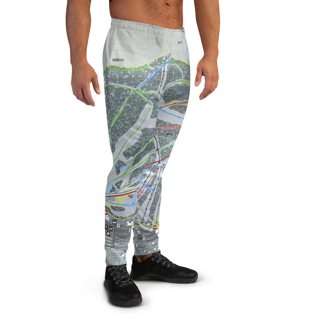 Holiday Valley, New York Ski Trail Map Men's Mid-Layer - Powderaddicts