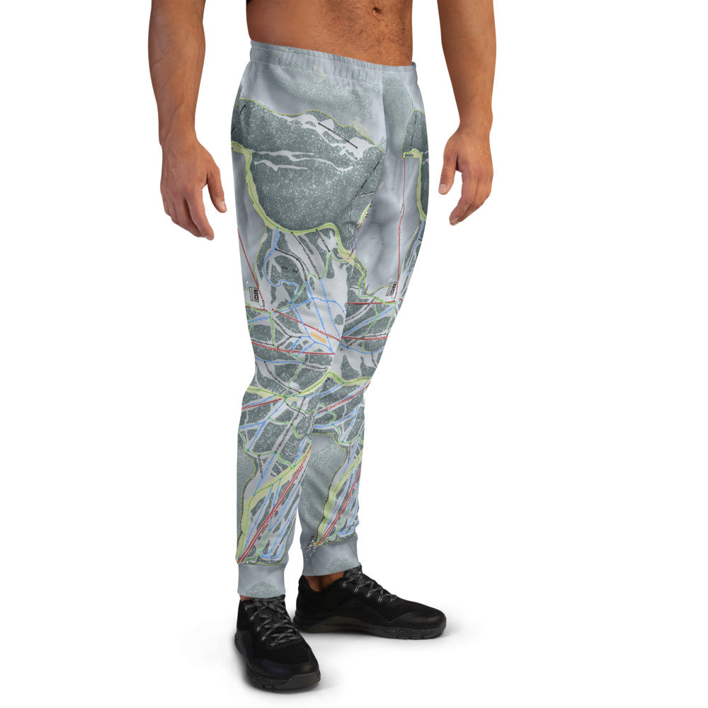 Sun Valley, Idaho Ski Trail Map Men's Mid-Layer - Powderaddicts