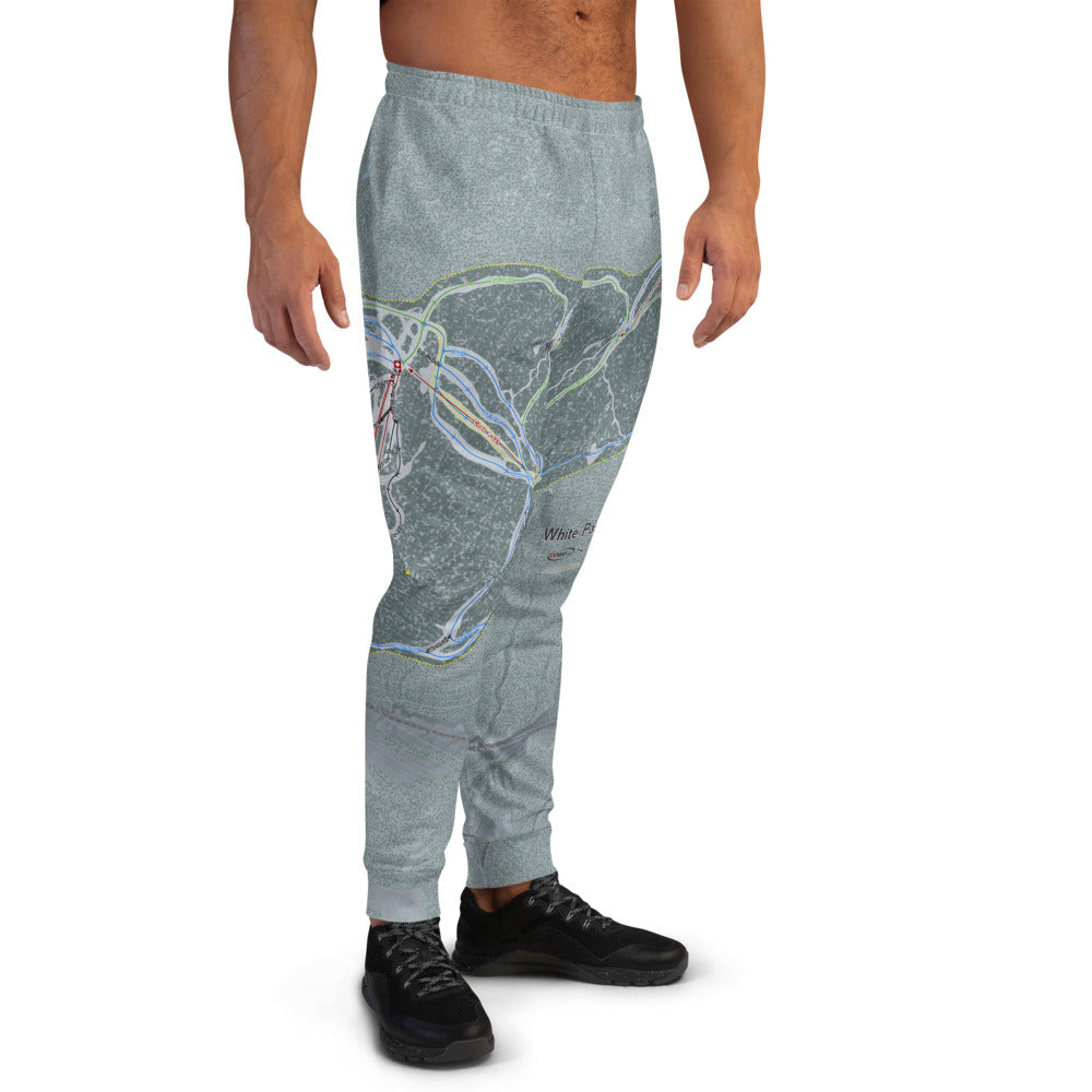 White Pass, Washington Ski Trail Map Men's Mid-Layer - Powderaddicts