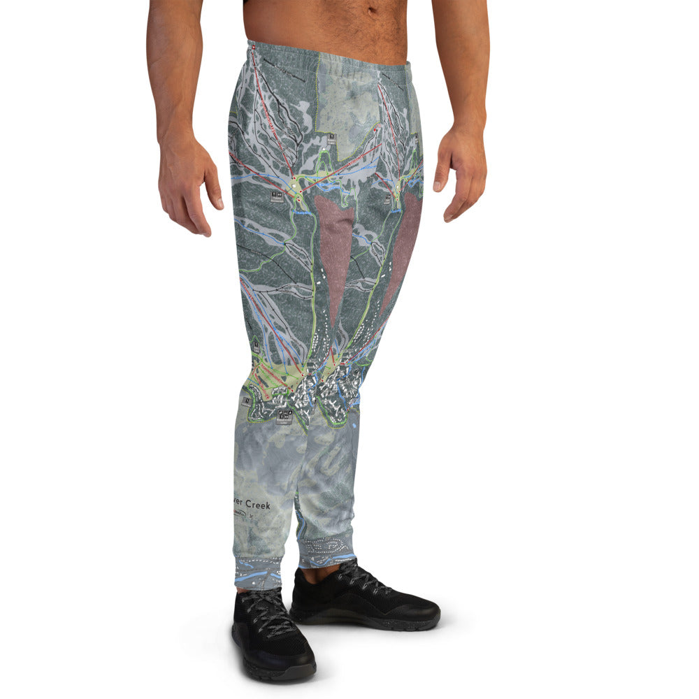 Beaver Creek, Colorado Ski Trail Map Men's Mid-Layer - Powderaddicts