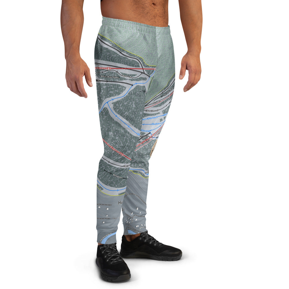 Hunter Mountain, New York Ski Trail Map Men's Mid-Layer - Powderaddicts