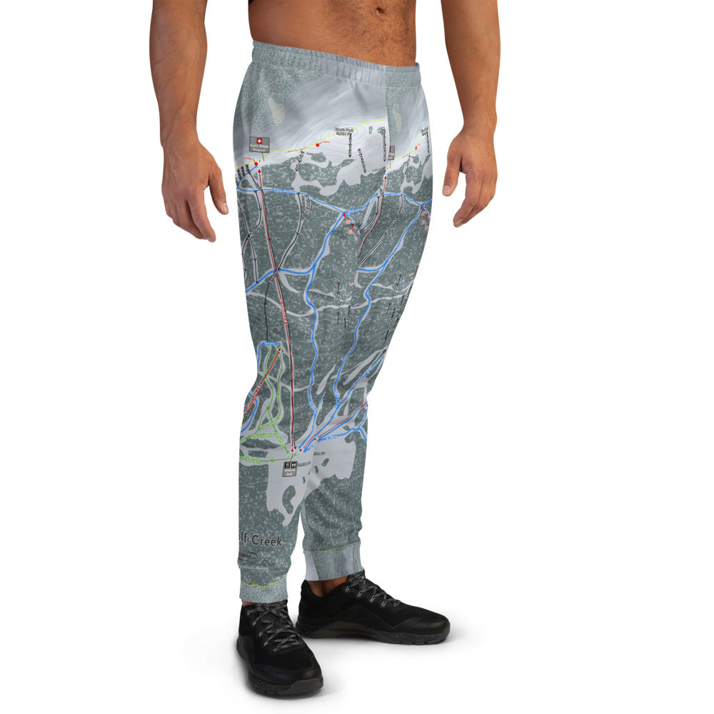 Wolf Creek, Colorado Ski Trail Map Men's Mid-Layer - Powderaddicts