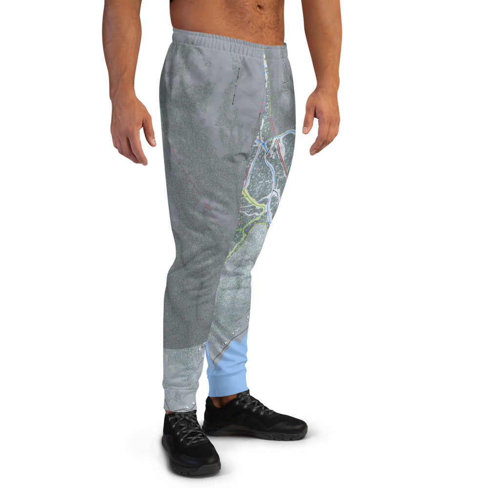 Tamarack, Idaho Ski Trail Map Men's Mid-Layer - Powderaddicts