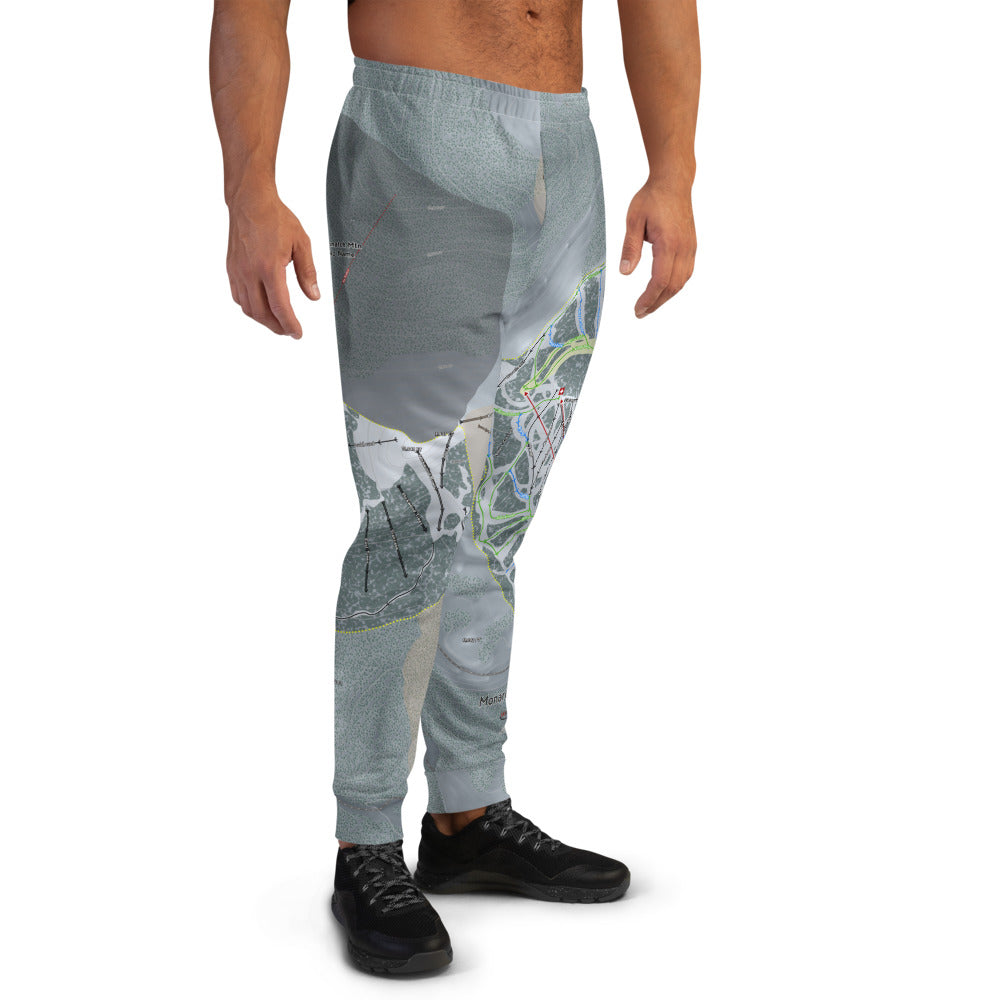Monarch Mountain, Colorado Ski Trail Map Men's Mid-Layer - Powderaddicts