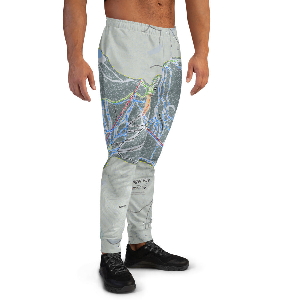 Angel Fire, New Mexico Ski Trail Map Men's Mid-Layer - Powderaddicts