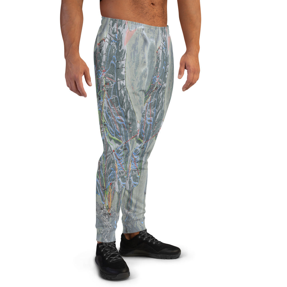 WASATCH BACK, Utah Ski Trail Map Men's Mid-Layer - Powderaddicts