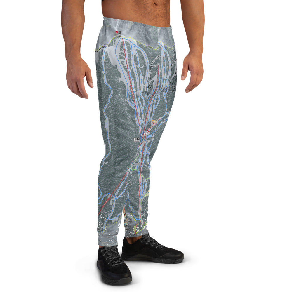 Snowmass, Colorado Ski Trail Map Men's Mid-Layer - Powderaddicts
