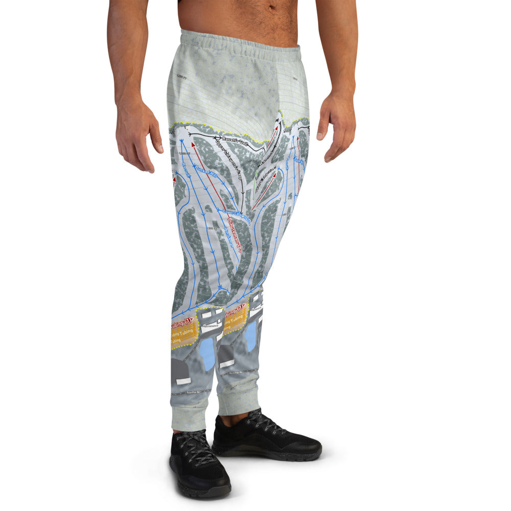 Roundtop, Pennsylvania Ski Trail Map Men's Mid-Layer - Powderaddicts