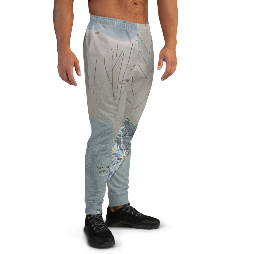 SkiCooper, Colorado Ski Trail Map Men's Mid-Layer - Powderaddicts