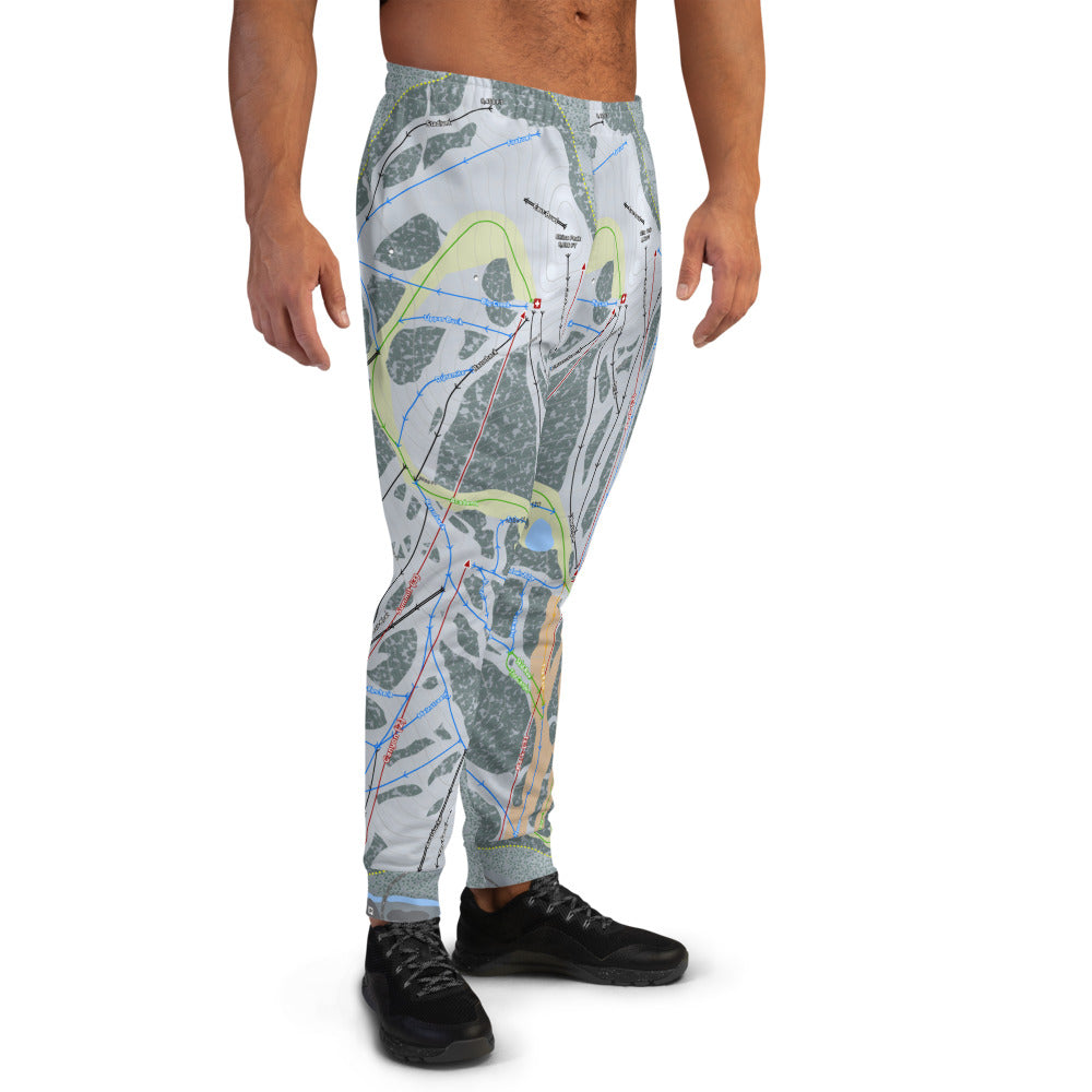 China Peak, California Ski Trail Map Men's Mid-Layer - Powderaddicts