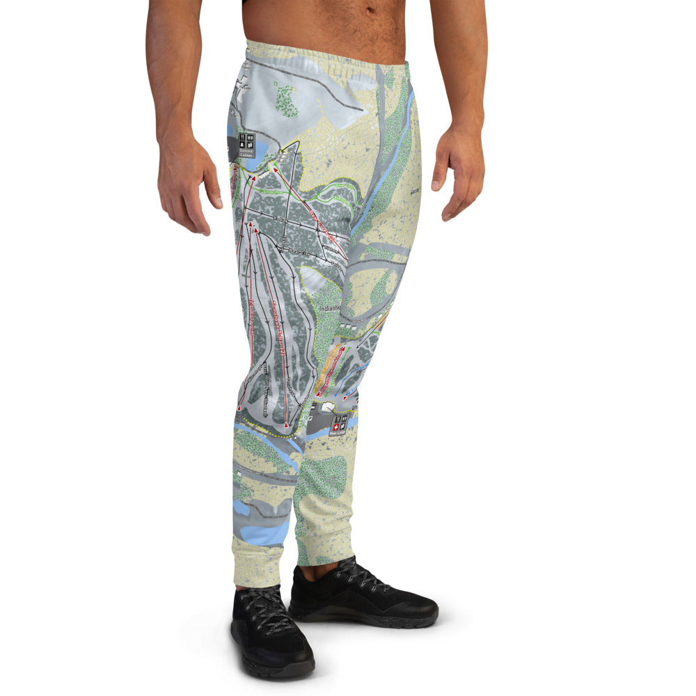 Big Snow, Michigan Ski Trail Map Men's Mid-Layer - Powderaddicts