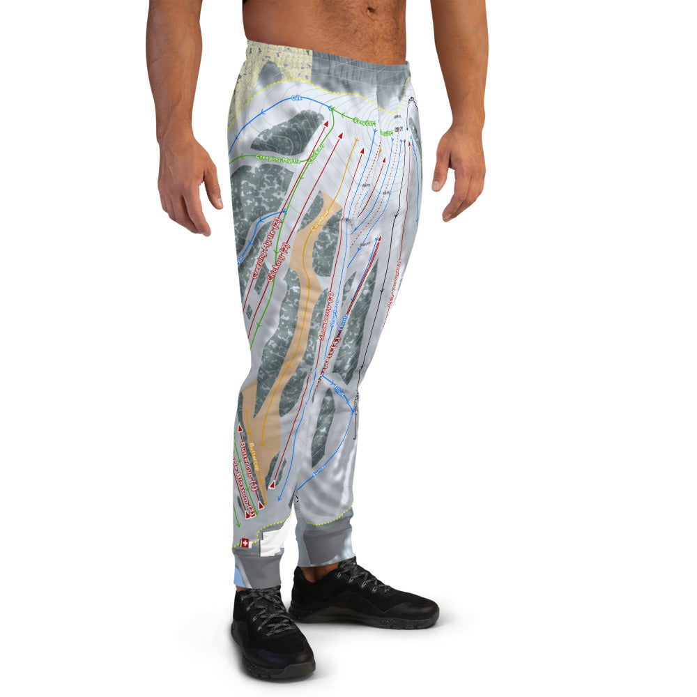 Bittersweet, Michigan Ski Trail Map Men's Mid-Layer - Powderaddicts