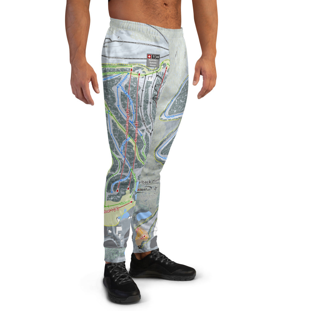 Camelback Mountain, Pennsylvania Ski Trail Map Men's Mid-Layer - Powderaddicts