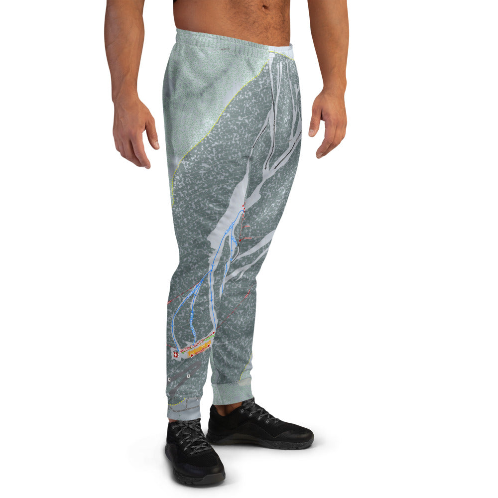 Lee Canyon, Nevada Ski Trail Map Men's Mid-Layer - Powderaddicts
