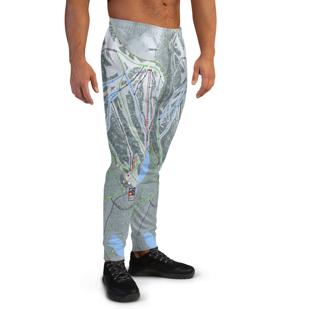 Anthony Lakes, Oregon Ski Trail Map Men's Mid-Layer - Powderaddicts
