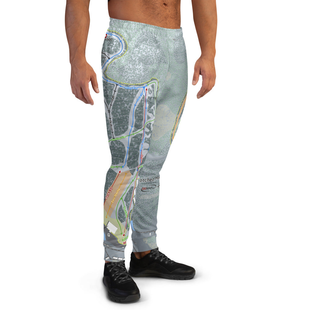 Crotched Mountain, New Hampshire Ski Trail Map Men's Mid-Layer - Powderaddicts