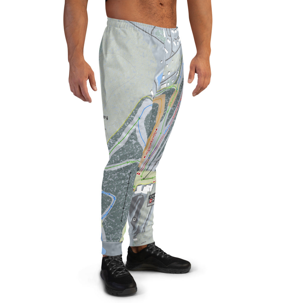 Hidden Valley, Pennsylvania Ski Trail Map Men's Mid-Layer - Powderaddicts