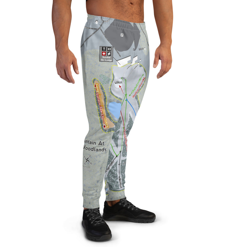 Mystic Mountain Nemacolin, Pennsylvania Ski Trail Map Men's Mid-Layer - Powderaddicts