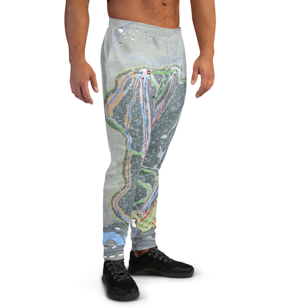 Shawnee Mountain, Pennsylvania Ski Trail Map Men&#39;s Mid-Layer - Powderaddicts